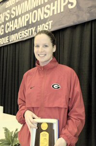 Kara Lynn Joyce repeats as 50 Free champion.