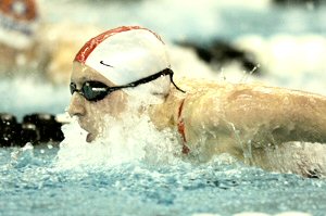 Mary DeScenza qualifies first in 100 Fly