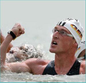 Thomas Lurz earned the 2006 Open Water Swimmer of the Year award.
