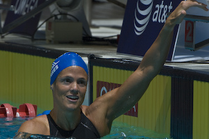 Dara Torres wins 100 Free at 2007 US Nationals.