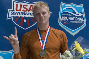 David Walters medal presentation for winning 100 Free at 2007 US nationals.