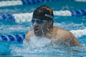 Brendan Hansen swims in 100 Breaststroke Prelims at the 2007 US Nationals.
