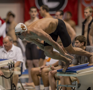 2012MNCAA Vladimir Morozov places first in the prelims of the 100 Freestyle at the 2012 NCAA men's swimming and diving championships.
