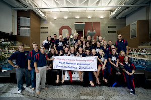 Arizona wins 2008 Women's NCAa Championships.