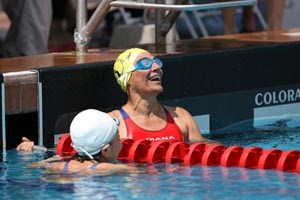 Jane Asher at 2006 FINA World Masters.