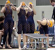 Auburn's Women's 200 Freestyle Relay Finals Team at 2003 SEC Championships