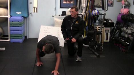 Bear Crawl with head turn