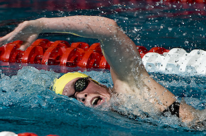 Emily Brunemann wins 1650 at 2008 NCA Championships.