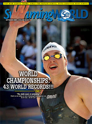 Swimming World Magazine Cover, 2009 September