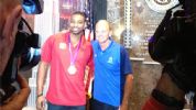 Cullen Jones and Rowdy Gaines