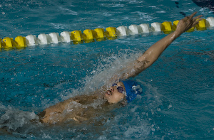 Chris DeJong wins 200 Backstroke at 2007 Namesnik G.P.