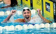 Elka Graham - In Water after Race