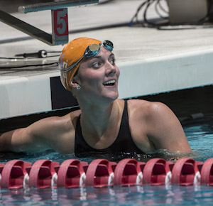 2012usopen Kelsey Floyd wins the 200 butterfly at the 2012 US Open.