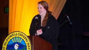 For Content Player Missy Franklin at Yavapai Nation