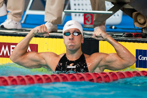 Mark Gangloff wins 100 Breaststroke at 2009 USA Swimming Nationals/World Team Trials.