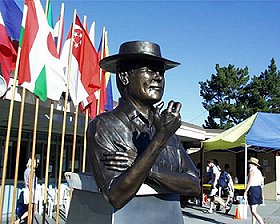 George Hains Statue
