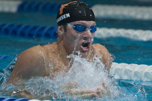 Brendan Hansens swims 200 Breaststroke prelims