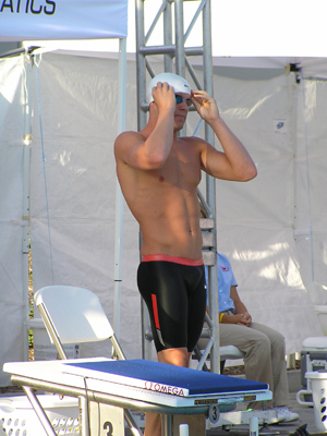 Brendan Hansen prior to setting a world record in the 100 breast at 2006 Nationals.