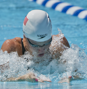 2010PANPACS Jessica Hardy places first in the prelims of the 50 meter breaststroke at the 2010 Pan Pacific Championships.