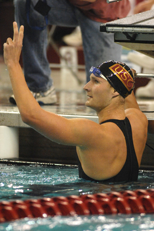 Larsen Jensen, USC, winner 500 free
