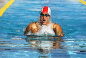 John Criste at Janet Evans Invitational