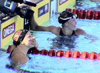 Kalyn Keller is surpised that she qualified for the Olympics in the 400 Free at the 2004 Olympic Trials