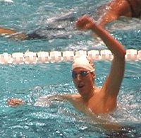 Klete Keller wins the 400 Free at the Olympic trials.