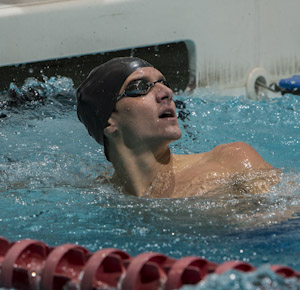 2012usopen Michael Klueh wins the 200 freestyle at the 2012 US open in Indianapolis.