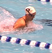 Kowal swimming toward a new American Record
