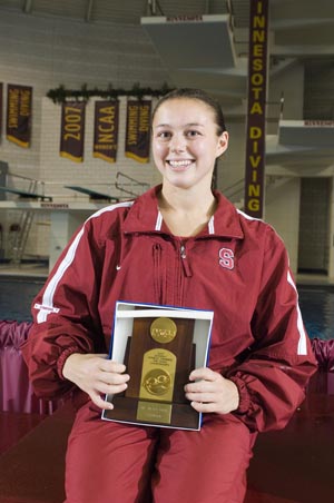 Stanford's Cassidy Krug wins one-meter at 2007 NCAA Champs