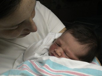 Kurt Grote's baby daughter
"Lucy with mom"