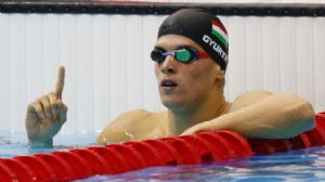 Daniel Gyurta at the 2012 Olympics