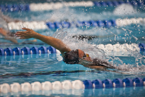 Haley McGregory places first in the 100 Backstroke Prelims at the 2009 USA Swimming Nationals/World team trials.