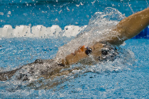 Hayley McGregory sets new world record in the prelims of the 100 backstroke at 2008 Olympic Trials.