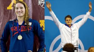Camille Muffat and Yannick Agnel