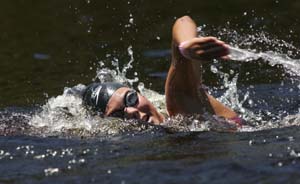 Natalie Du Toit at the South African Open Water Championships
