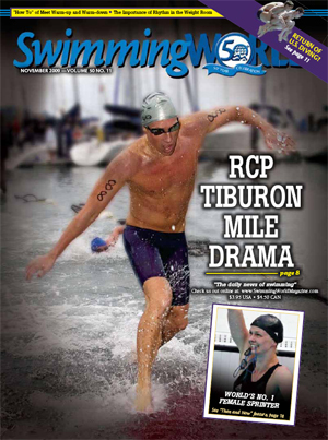 Swimming World Magazine Cover, 2009 November