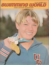 Debbie Meyer on the cover of the November 1968 issue of Swimming World