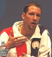 Tom Dolan at the USA Swimming Olympic Press Conference.