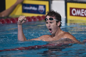 Michael Phelps wins the 200 Fly the 100 Backstroke at the 2009 USA Swimming Nationals/World Teram Trials