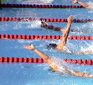 Aaron Peirson qualifies 1st for the finals at the 2004 Olympic Trials