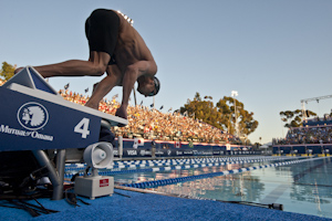 2010PANPACS Michael Phelps wins the 100 meter butterfly at the 2010 Pan Pacific Championships.