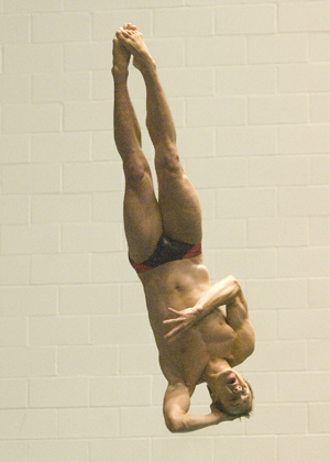 Reuben Ross,  winner of 3 meter diving