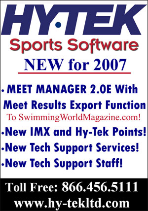 Hy-Tek Meet Manager 2.0E with Meet Results Upload