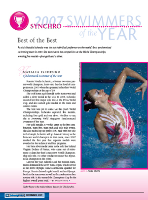 2007 Synchro Swimmer of the Year