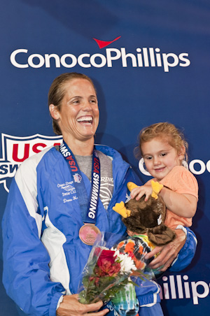 Dara Torres wins  the 50 Free at the 2009 USA Swimming Nationals/World Team Trials