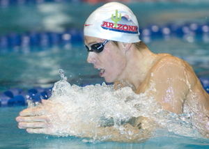Darian Townsend, Univ of Arizona - winner 200 IM