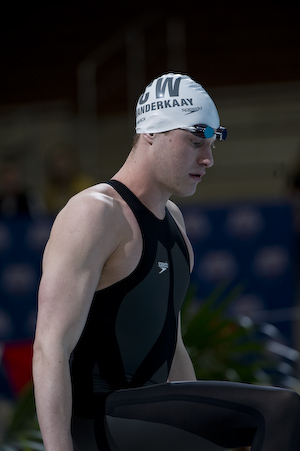 Peter Vanderkaay wins the 200 Free at 2008 Toyota Grand Prix at Ohio State University.