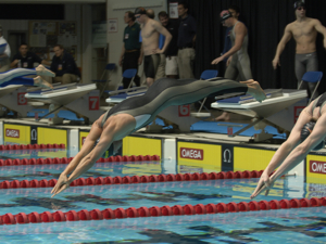 Brnelli qualifies first in Men's 100 Free