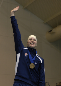 Margaret Hoelzer wins 200 Back